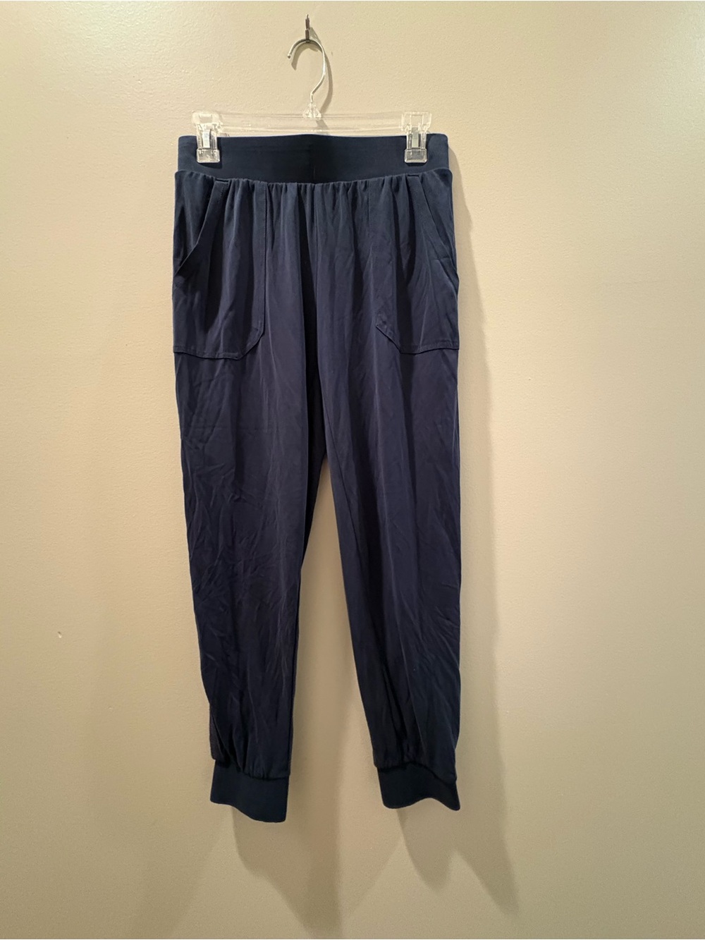 G by Giuliana Navy Elastic Waist Jogger Pants